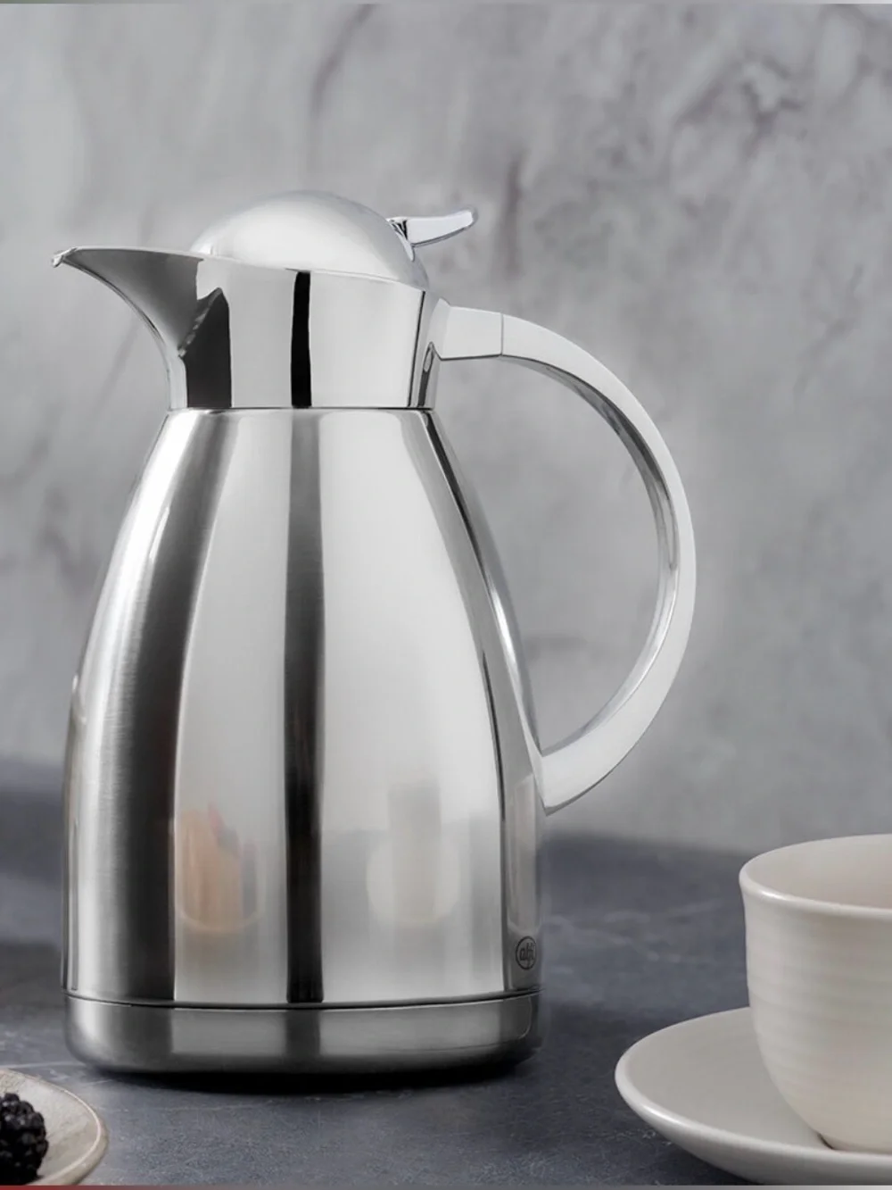 Alfi Albergo 1L Top Vacuum Thermal Carafe Hot Cold Stainless Steel Germany NEW